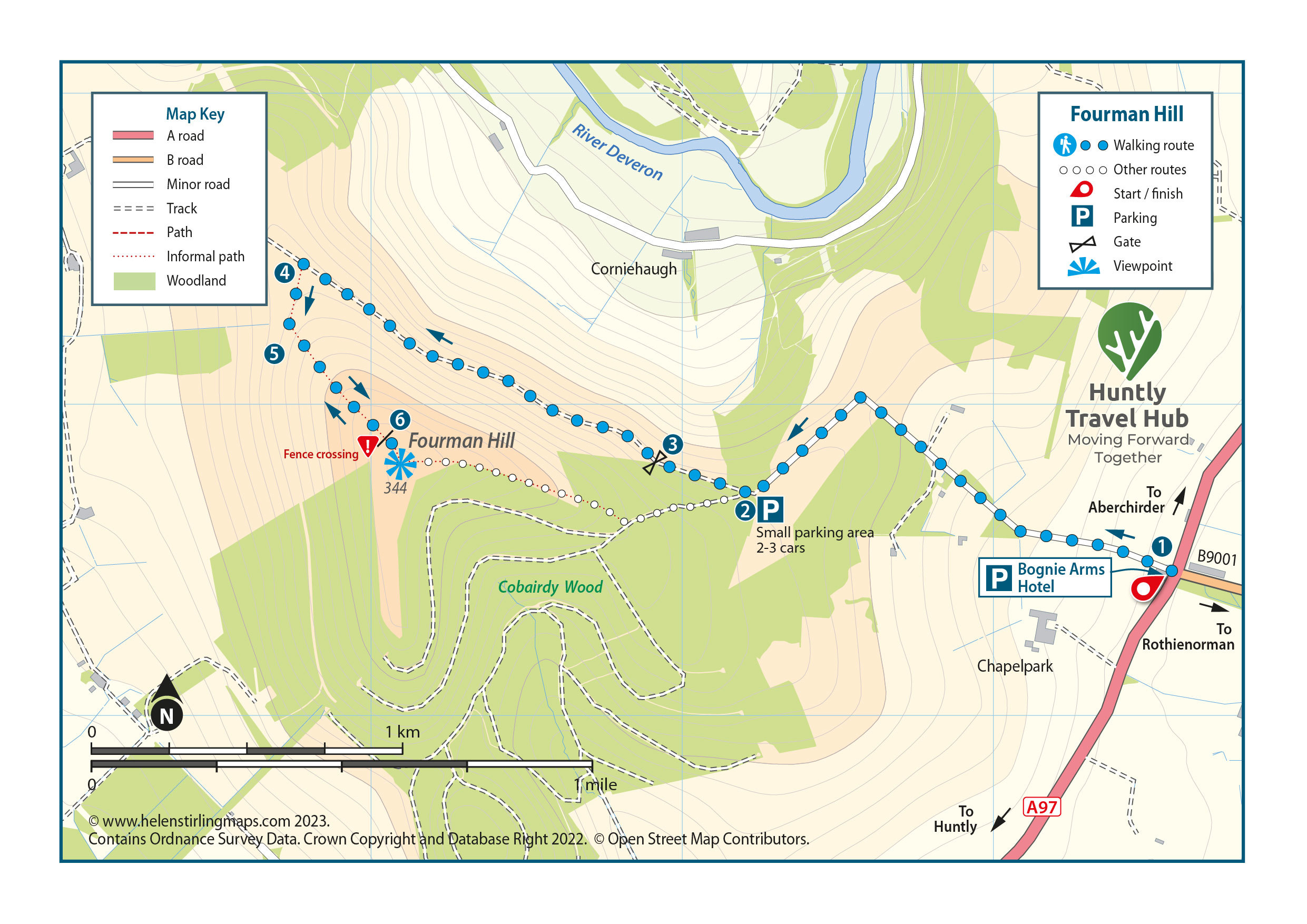 Fourman Hill Map