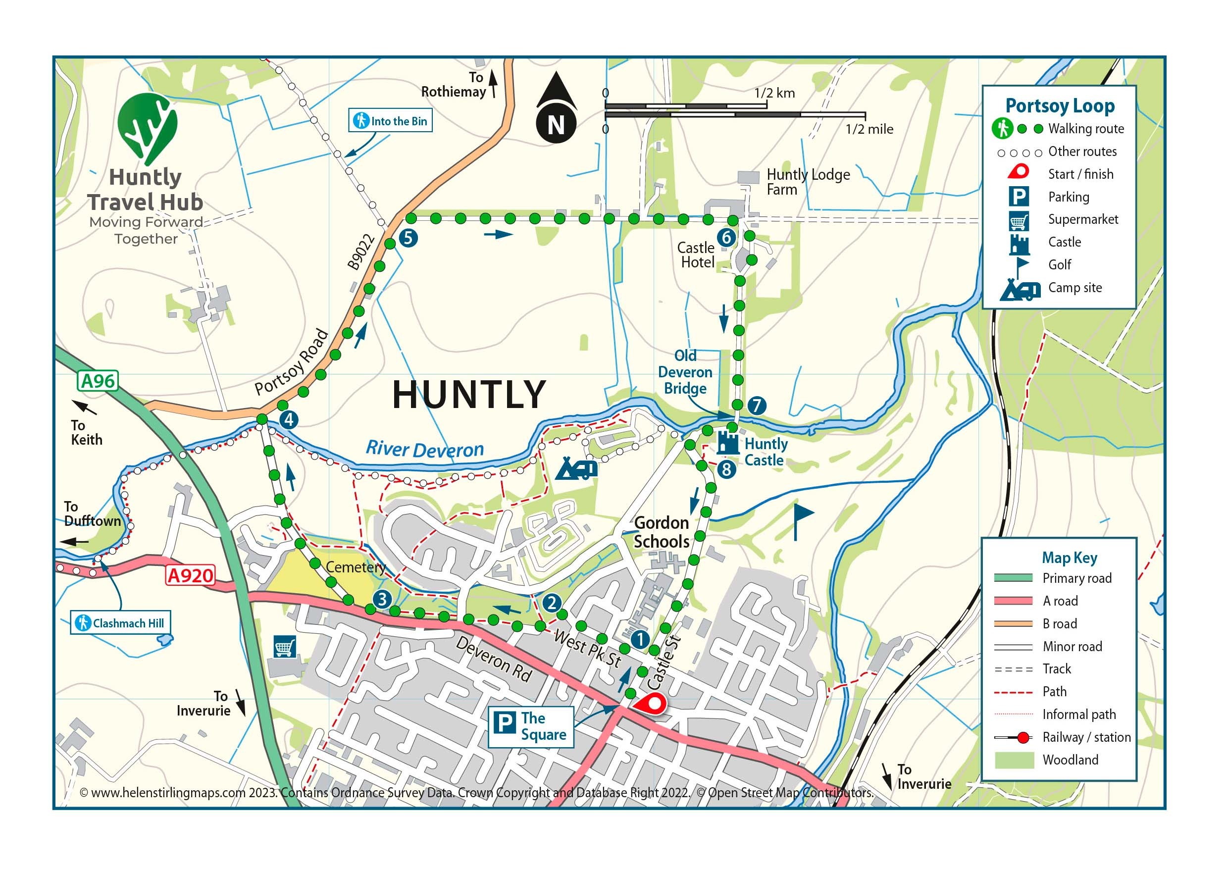 Portsoy Loop Map