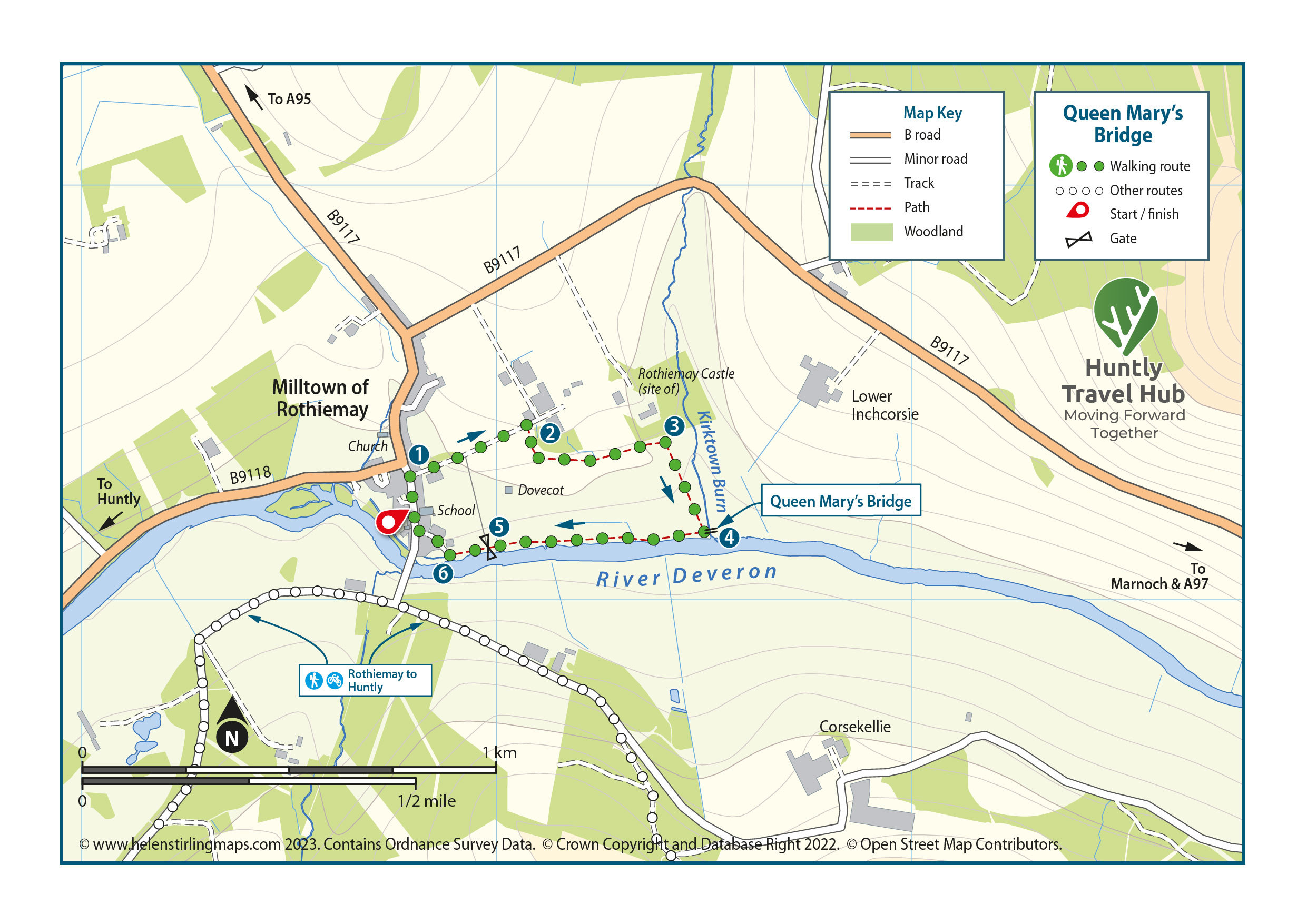 Queen Mary’s Bridge Map