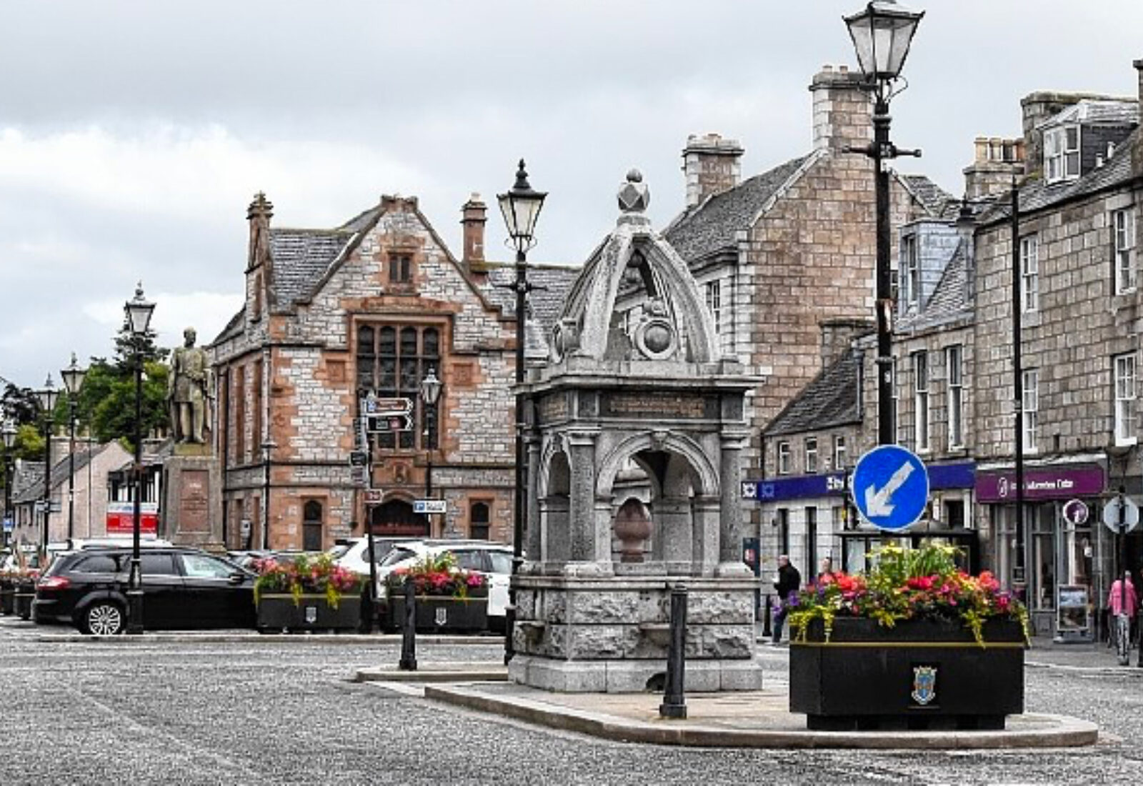 Huntly town centre