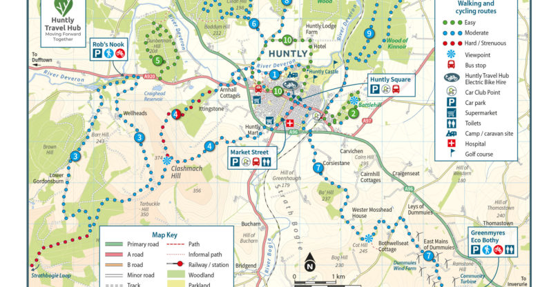 Walking and Cycling Routes